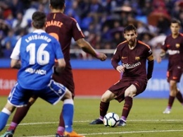 Хет-трик Месси Депортиво принес Барселоне чемпионство: смотреть голы
