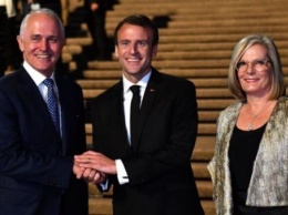Президент Франции назвал «вкусной» супругу премьера Австралии