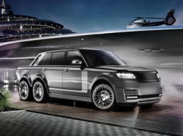 Range Rover поставили на шесть колес