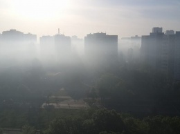 В Киеве горит Виноградарь, смог и едкий дым накрыл весь район. Фото