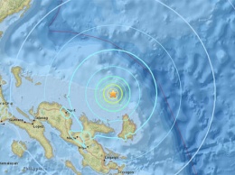 На филиппинском острове Катандуанес произошло мощное землетрясение