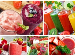 Фруктово-ягодные смузи для тех, кто следит за своим питанием!