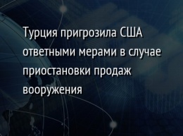 Турция пригрозила США ответными мерами в случае приостановки продаж вооружения