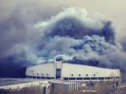 Во Дворце спорта в Красноярске произошел мощный пожар: в МЧС назвали предварительную причину