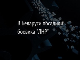 В Беларуси посадили боевика "ЛНР"