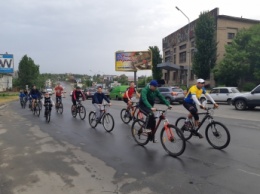 Велопробег ко Дню Победы организовали в Мелитополе (фото)