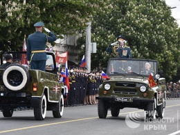 В столице Крыма проходит парад в честь Дня Победы