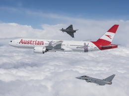 ВВС Австрии отработали выполнение перехвата на Boeing 777 Austrian Airlines