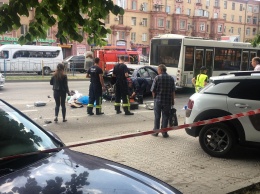 Фото с места масштабной аварии, устроенную водителем "Лексуса" (Фото)