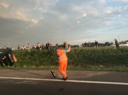 В Польше съехал в ров и перевернулся автобус с украинцами