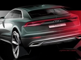 Кроссовер Audi Q8 дебютировал на официальном эскизе