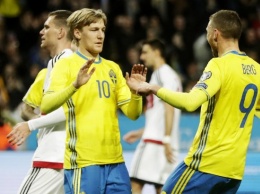 Стал известен окончательный состав сборной Швеции на ЧМ-2018
