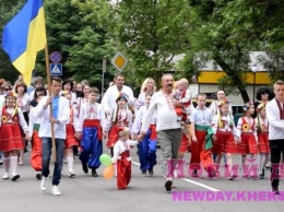 В Голой Пристани состоялся парад вышиванок