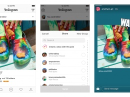 Instagram позволит делиться постами из основной ленты в сториз