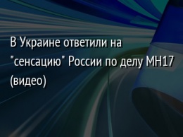 В Украине ответили на "сенсацию" России по делу MH17 (видео)