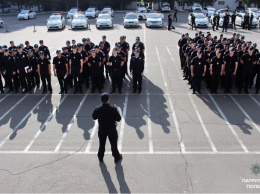 Киевские патрульные полицейские провели учения перед финалом Лиги чемпионов (фото)