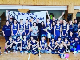 Команда днепровских школьников - чемпионы Украины по баскетболу