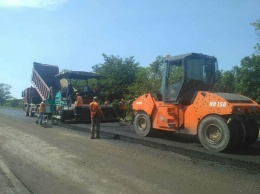 На Николаевщине продолжаются работы по ремонту трасссы Н-11