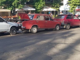 В центре Николаева столкнулись 4 автомобиля, - ФОТО