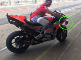 MotoGP: Ducati испытала на тестах в Барселоне новый дизайн винглетов