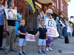 В Одессе поддержали глобальную акцию SaveOlegSentsov. Фото, видео