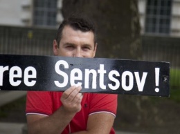 Голодовка Сенцова: В Лондоне прошла акция в поддержку режиссера