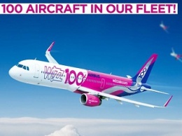 Лоукостер Wizz Air получил 100-й самолет