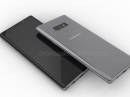 Samsung Galaxy Note 9 показался на рендерах и видео