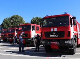 Херсонщина получила новые пожарные автомобили