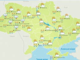 В Гидрометцентре показали карту, где в пятницу по Украине прольются дожди