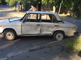 На перекрестке улиц Украинской и Кременчугской вчера столкнулись два автомобиля