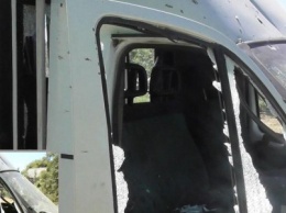 ОБСЕ побывали на месте взрыва автобуса в Луганской области