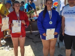 Бахмутчанка стала чемпионкой Украины по пляжному самбо