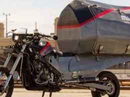 Американец превратил мотоцикл в дом на колесах