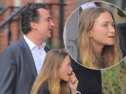 Мэри-Кейт Олсен была замечена на прогулке с супругом Оливье Саркози