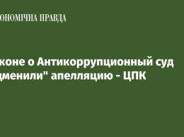 В законе о Антикоррупционный суд "подменили" апелляцию - ЦПК