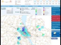 Синоптик показала карты, на которых видно, что дождь в Киеве все-таки пойдет
