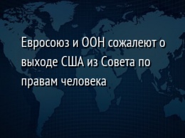 Евросоюз и ООН сожалеют о выходе США из Совета по правам человека