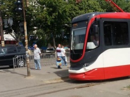 В Днепре проводят испытания трамвая для европейской колеи, - ФОТО