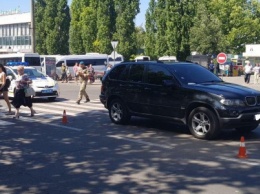 В Николаеве полицейский на "БМВ" сбил пешехода, - ФОТО