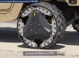 Военные США придумали колесо, умеющее превращаться в гусеницу