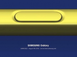 Samsung подтвердила дату анонса Samsung Galaxy Note 9