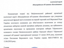 Недействительный паспорт: в участковые комиссии Таирово не пустили кандидатов "Батькивщины"