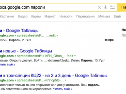 Яндекс выдал все тайны пользователей Google Docs