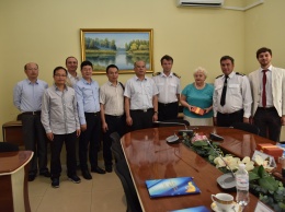 Херсонскую государственную морскую академию посетила делегация из Нантонского колледжа судоходства КНР
