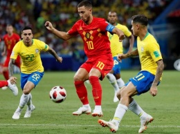 ЧМ-2018: Бельгия в тяжелом матче обыграла Бразилию
