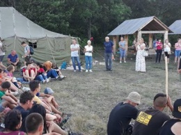 Луганщина встретила волонтерский агитпоезд «Трухановская Сечь»