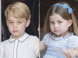 Принц Джордж и принцесса Шарлотта очаровали публику на крестинах принца Луи