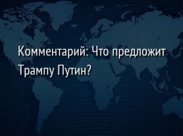 Комментарий: Что предложит Трампу Путин?