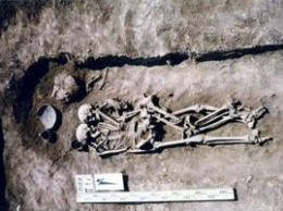В Тернопольской области откопали древнейшую могилу с обнимающимися скелетами (фото)